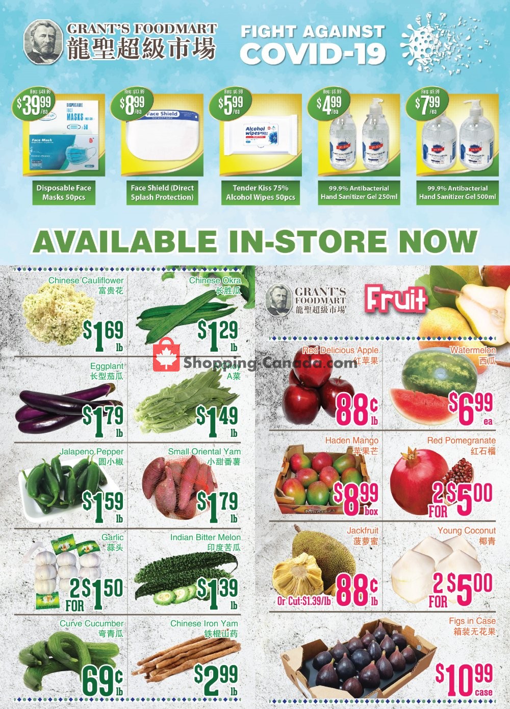 Grant's Foodmart flyer from Friday May 29, 2020 to Thursday June 4, 2020 - page 1