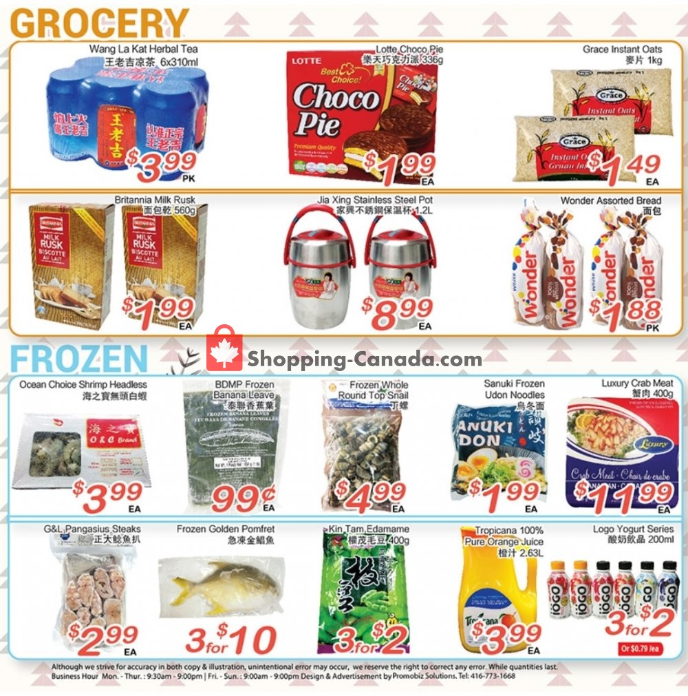 Grant's Foodmart flyer from Friday September 6, 2019 to Thursday September 12, 2019 - page 3
