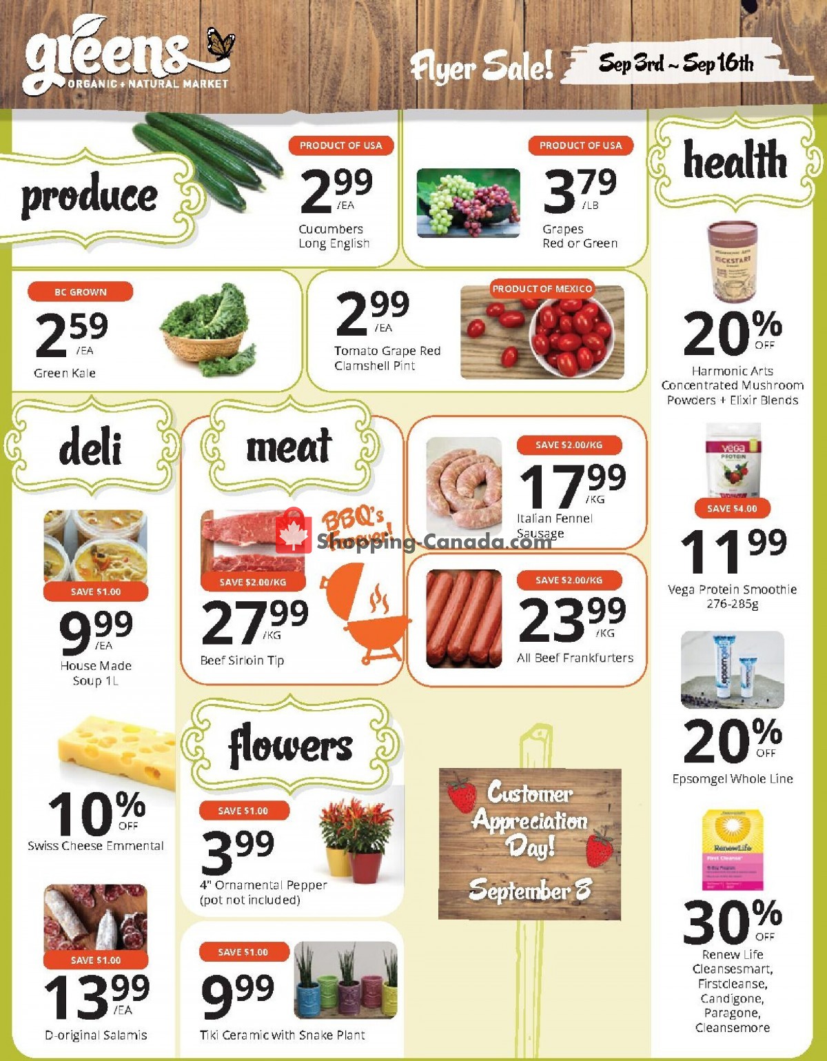 Greens Market flyer from Friday September 3, 2021 to Thursday September 16, 2021 - page 2