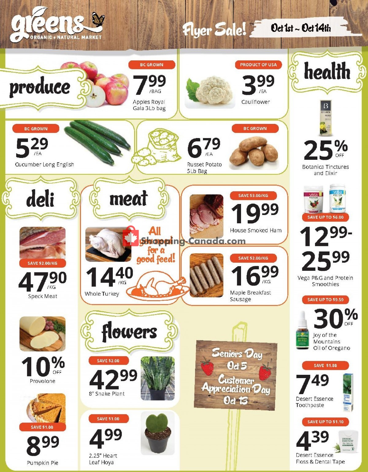 Greens Market flyer from Friday October 1, 2021 to Thursday October 14, 2021 - page 2