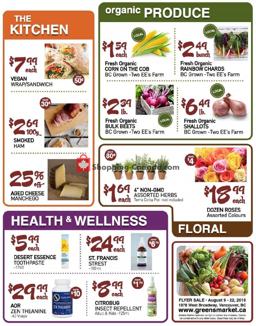 Greens Market flyer from Friday August 9, 2019 to Thursday August 22, 2019 - page 2