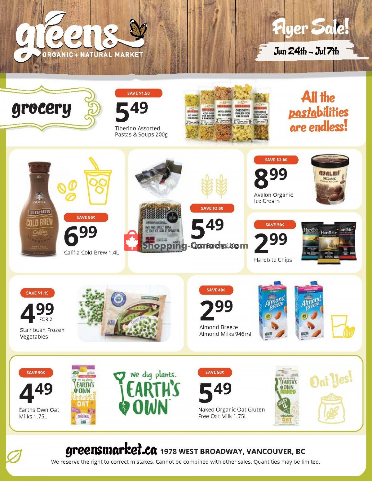 Greens Market flyer from Friday June 24, 2022 to Thursday July 7, 2022 - page 1