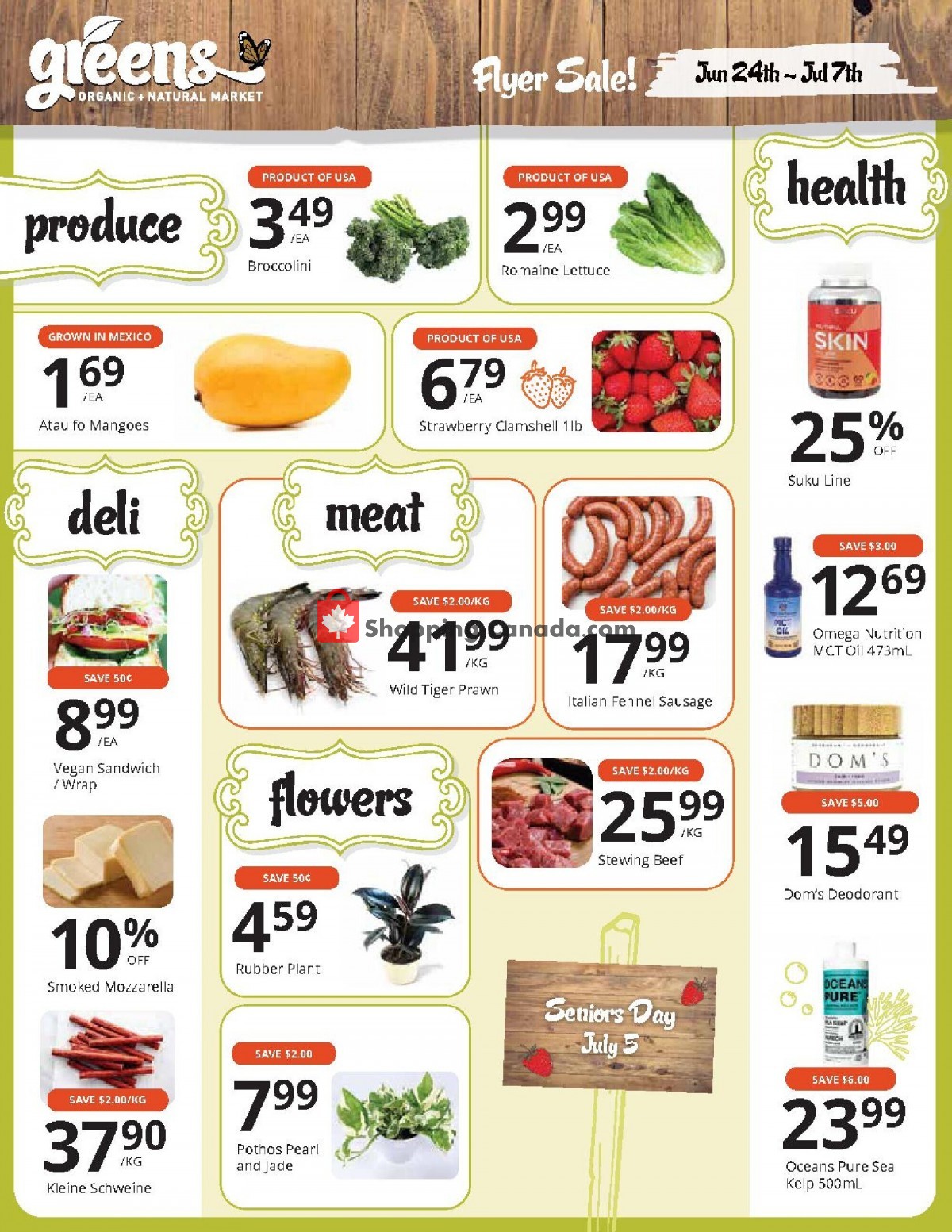 Greens Market flyer from Friday June 24, 2022 to Thursday July 7, 2022 - page 2
