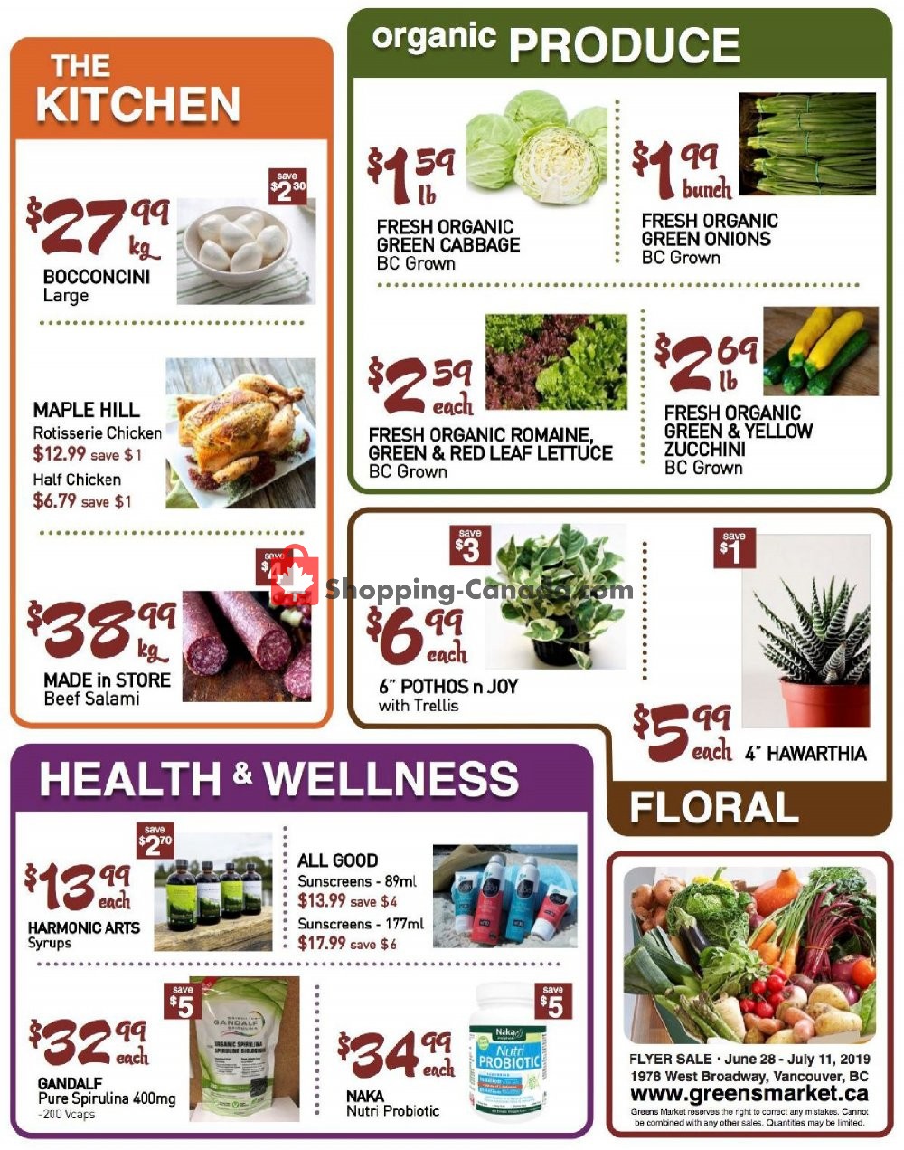Greens Market flyer from Friday June 28, 2019 to Thursday July 11, 2019 - page 2