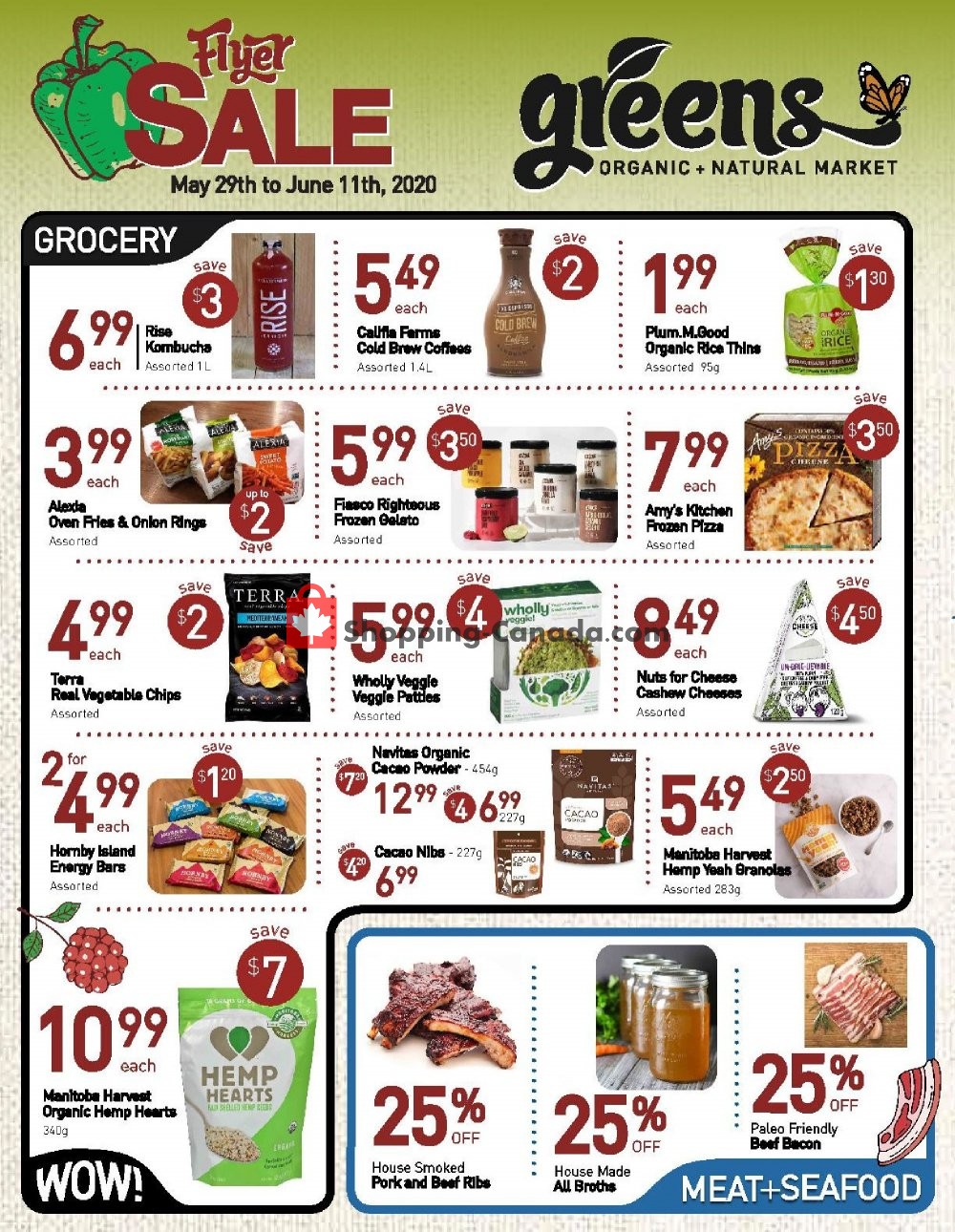 Greens Market flyer from Friday May 29, 2020 to Thursday June 11, 2020 - page 1