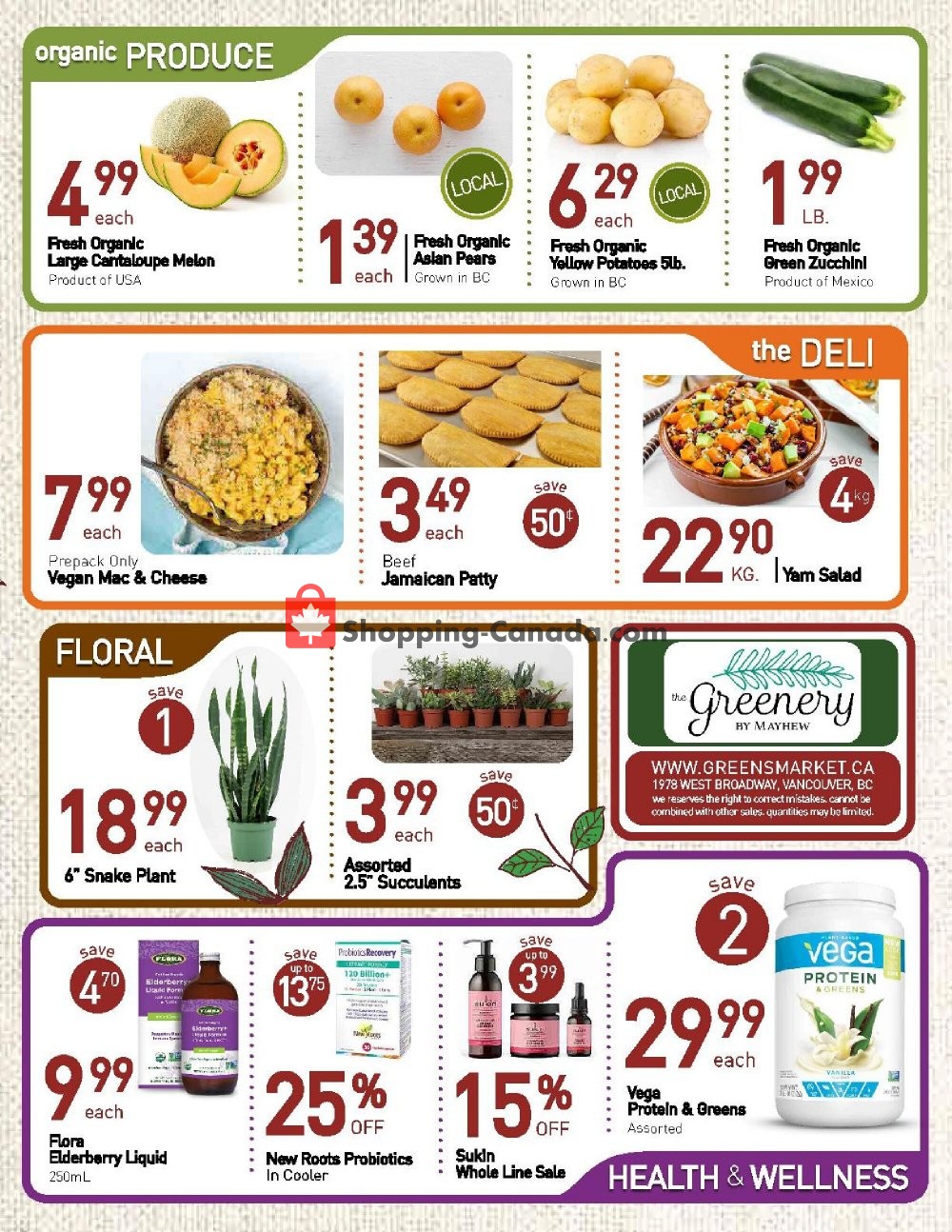 Greens Market flyer from Friday October 16, 2020 to Thursday October 29, 2020 - page 2