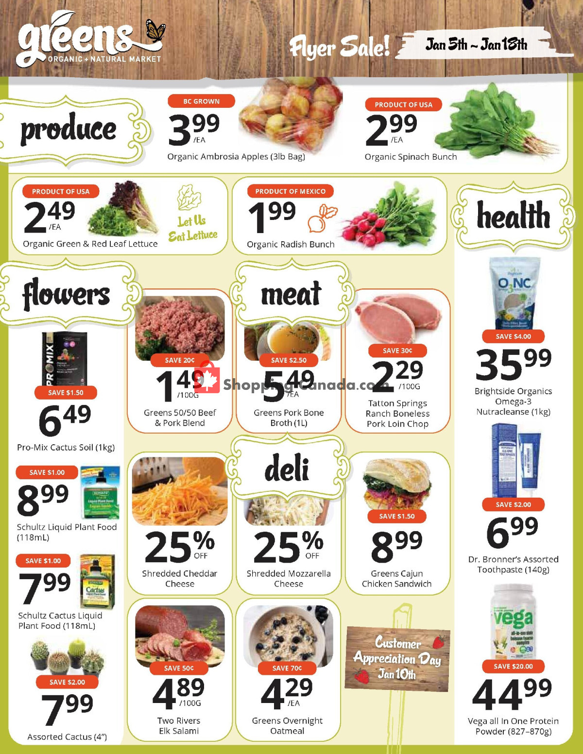 Greens Market flyer from Friday January 5, 2024 to Thursday January 18, 2024 - page 2