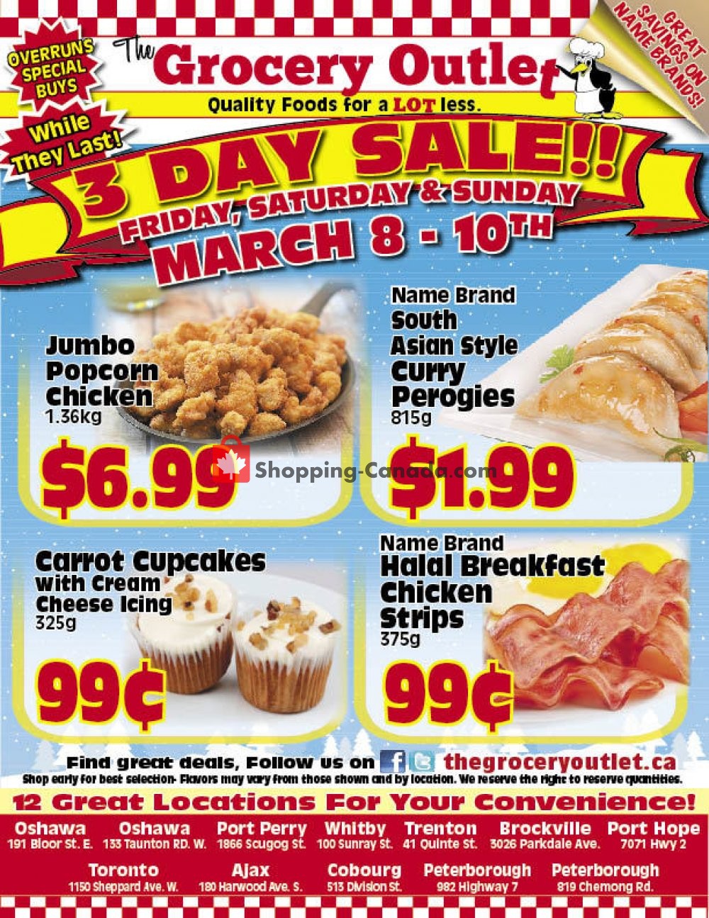 Grocery Outlet flyer from Friday March 8, 2019 to Sunday March 10, 2019 - page 1