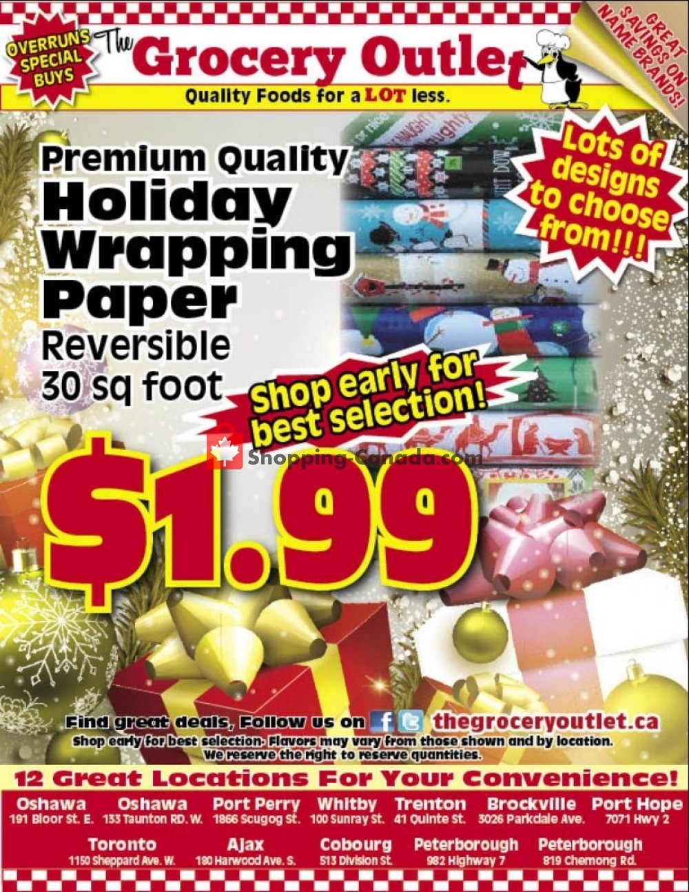 Grocery Outlet flyer from Thursday October 25, 2018 to Sunday October 28, 2018 - page 1