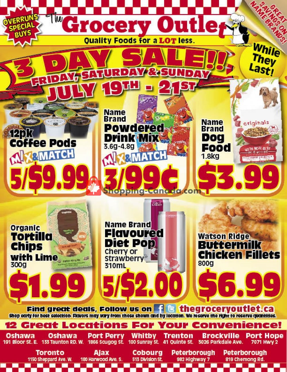 Grocery Outlet flyer from Friday July 19, 2019 to Sunday July 21, 2019 - page 1