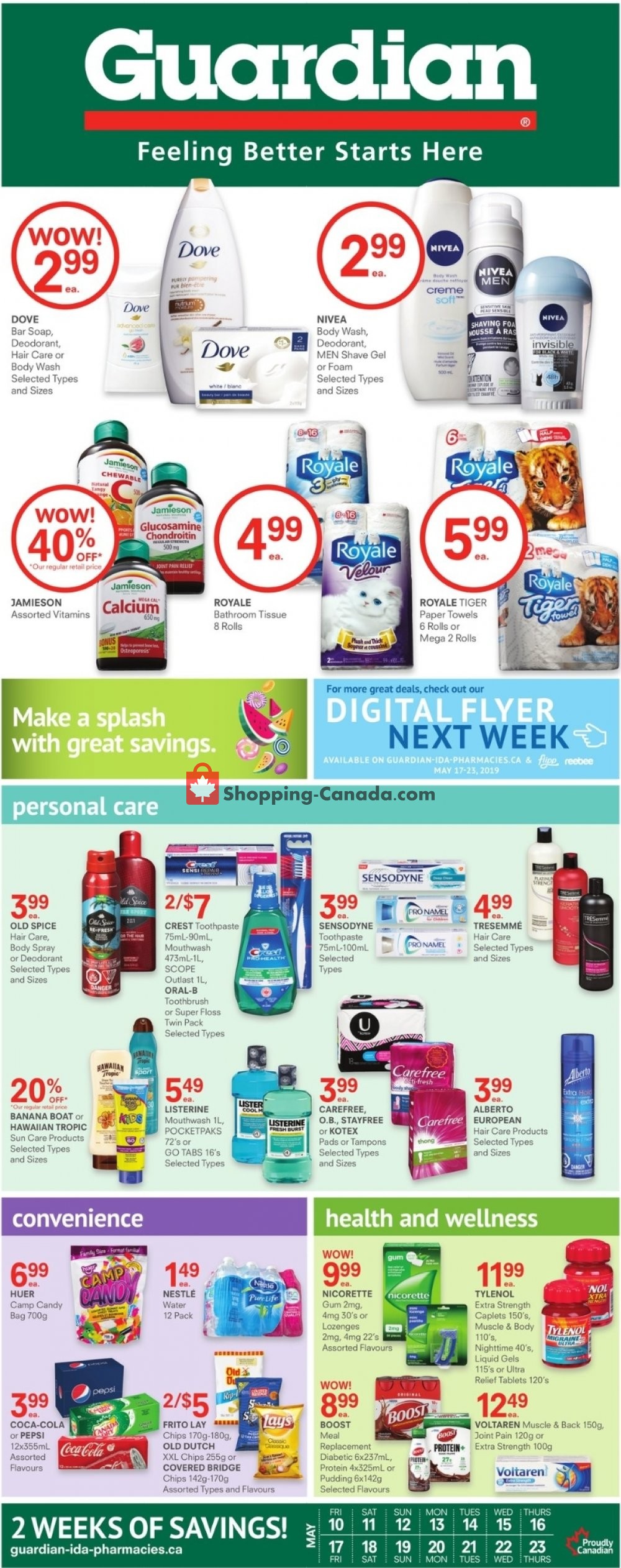Guardian flyer from Friday May 10, 2019 to Thursday May 23, 2019 - page 1