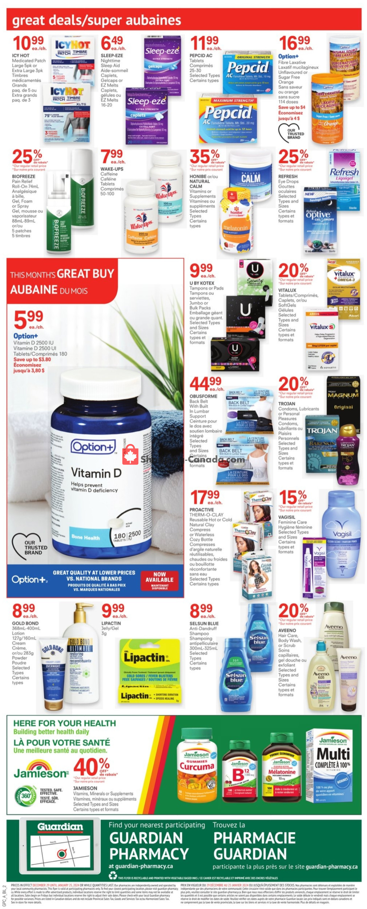 Guardian flyer from Friday December 29, 2023 to Thursday January 25, 2024 - page 2