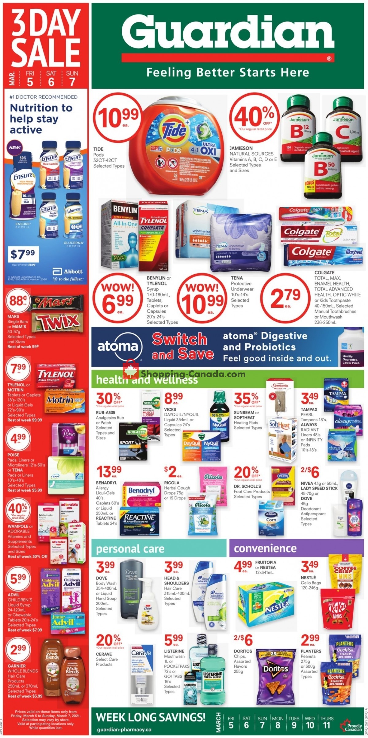 Guardian flyer from Friday March 5, 2021 to Thursday March 11, 2021 - page 1