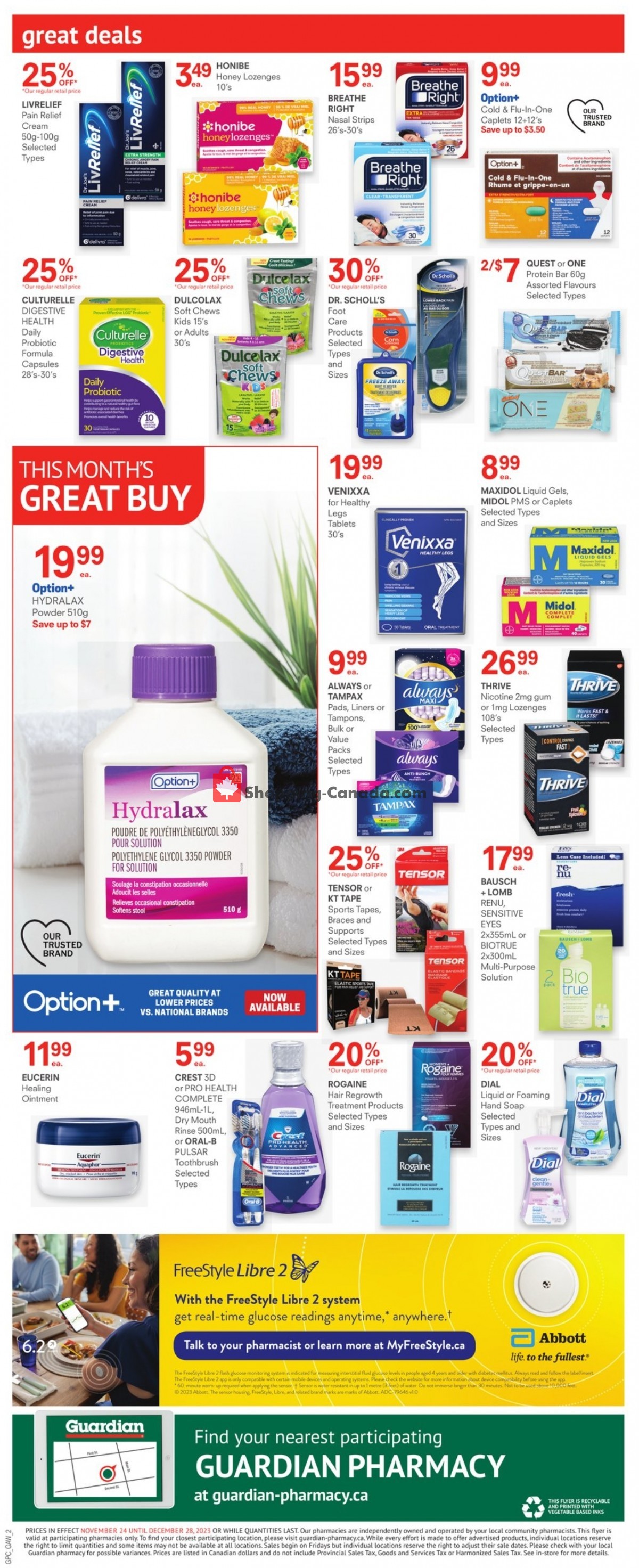 Guardian flyer from Friday November 24, 2023 to Thursday December 28, 2023 - page 2