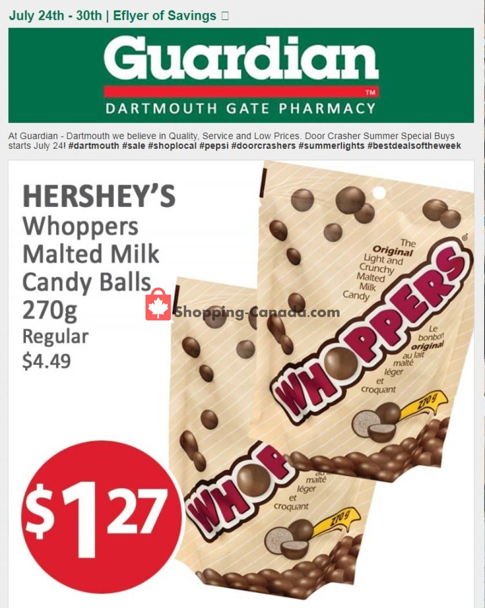 Guardian flyer from Wednesday July 24, 2019 to Tuesday July 30, 2019 - page 1