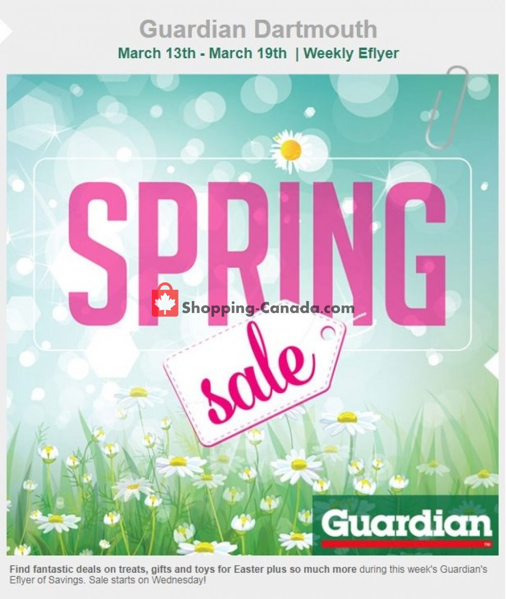 Guardian flyer from Wednesday March 13, 2019 to Tuesday March 19, 2019 - page 1