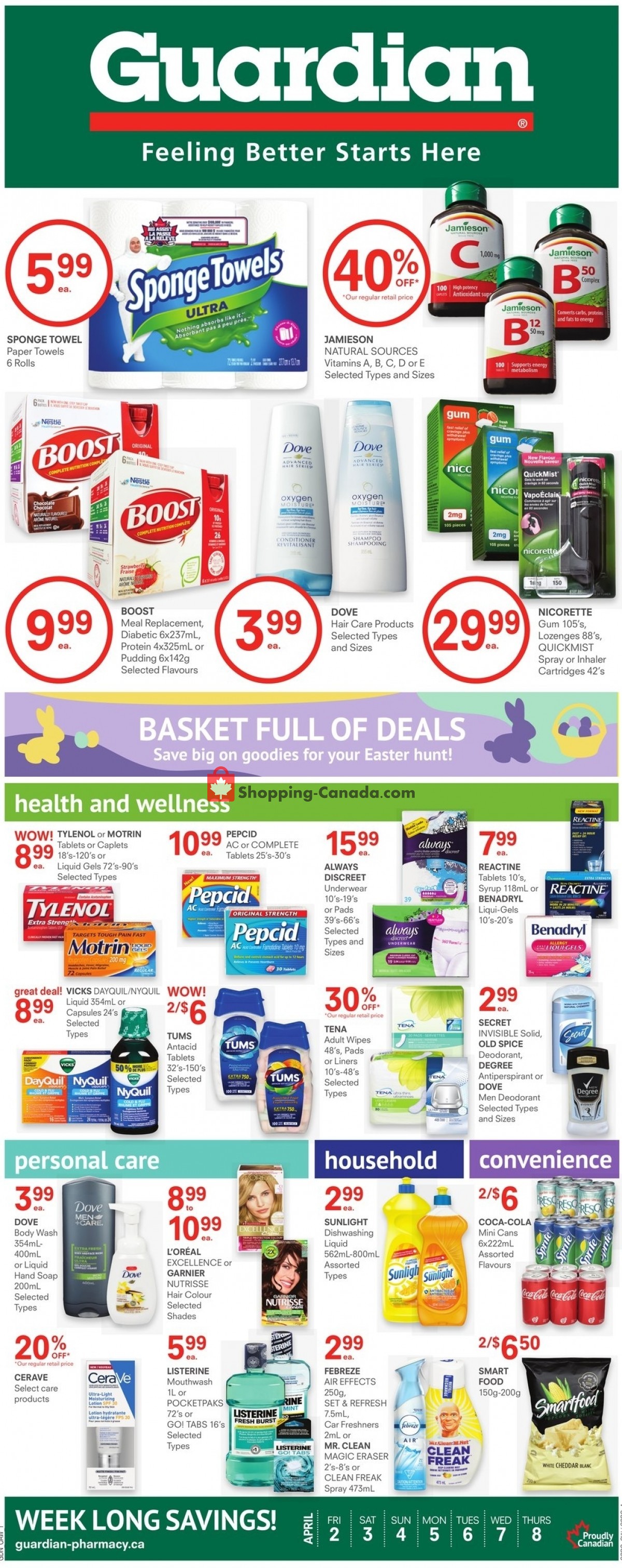 Guardian flyer from Friday April 2, 2021 to Thursday April 8, 2021 - page 1