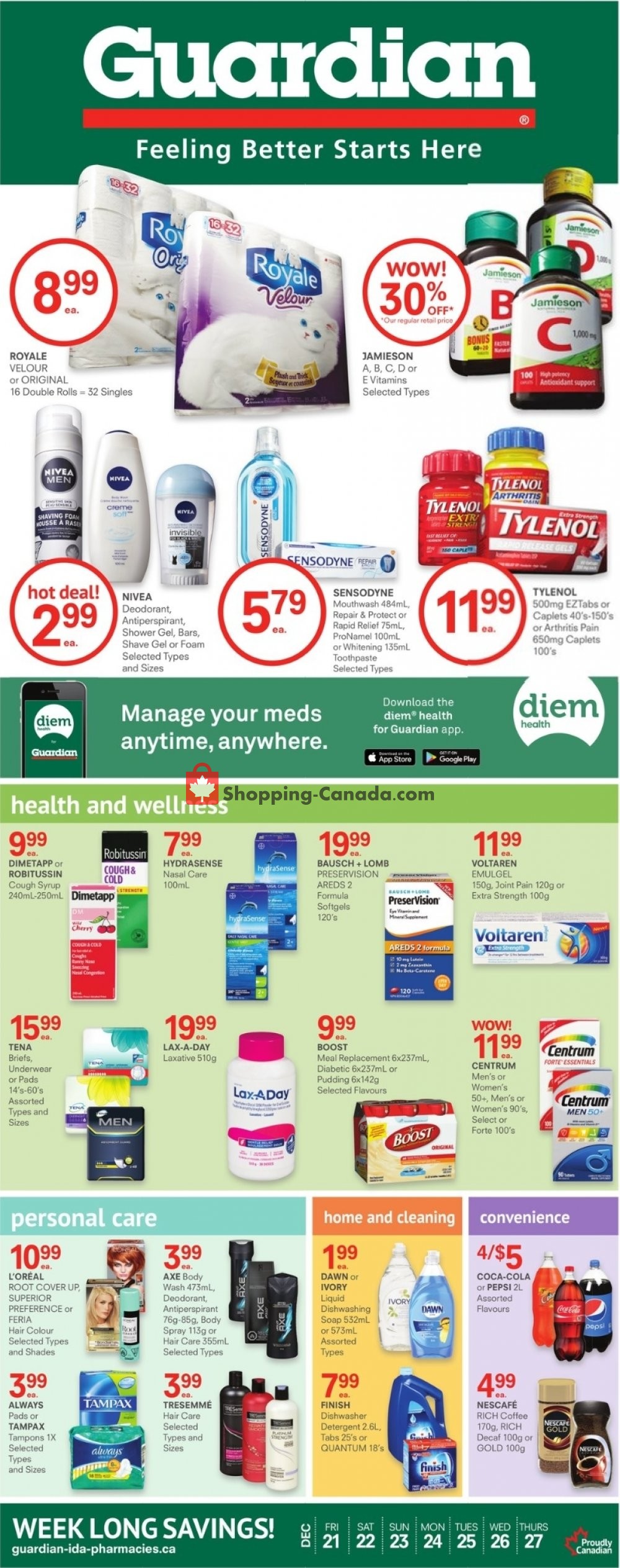 Guardian flyer from Friday December 21, 2018 to Thursday December 27, 2018 - page 1