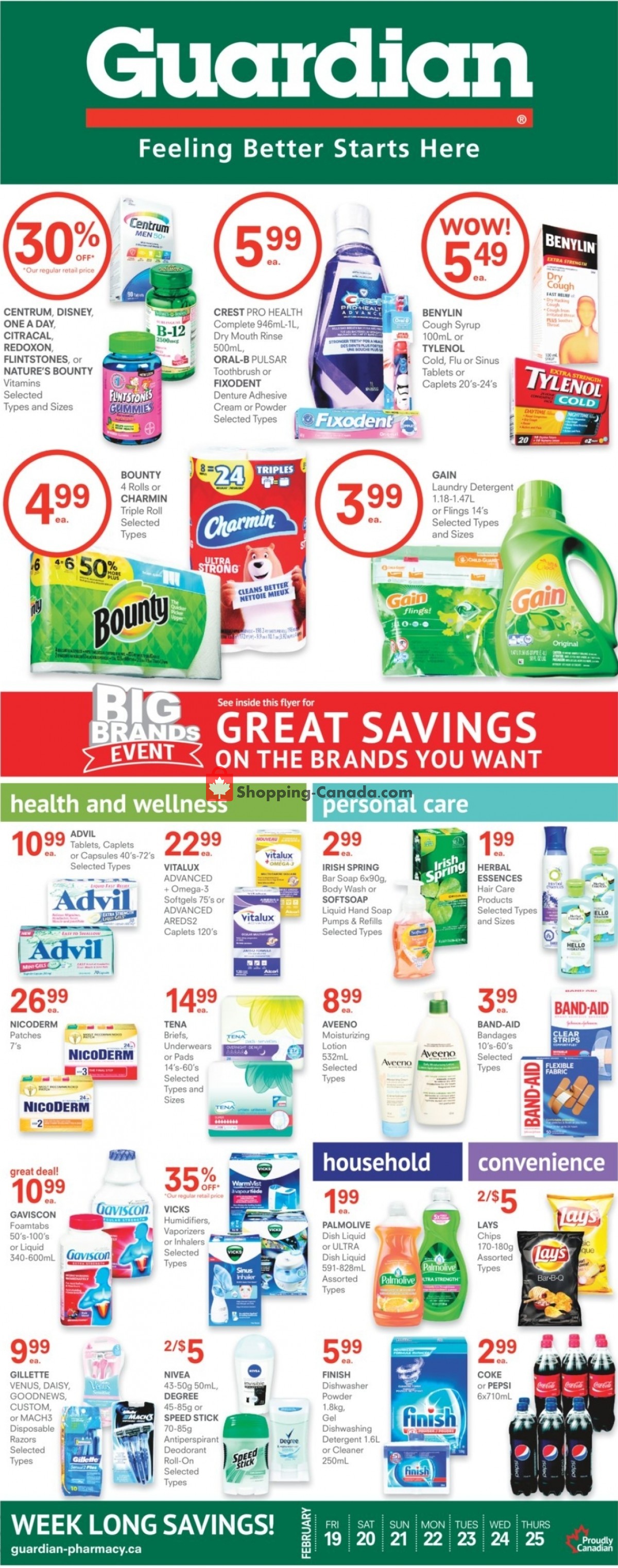 Guardian flyer from Friday February 19, 2021 to Thursday February 25, 2021 - page 1