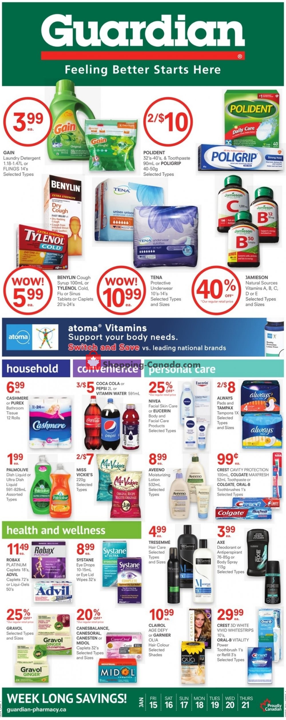 Guardian flyer from Friday January 15, 2021 to Thursday January 21, 2021 - page 1