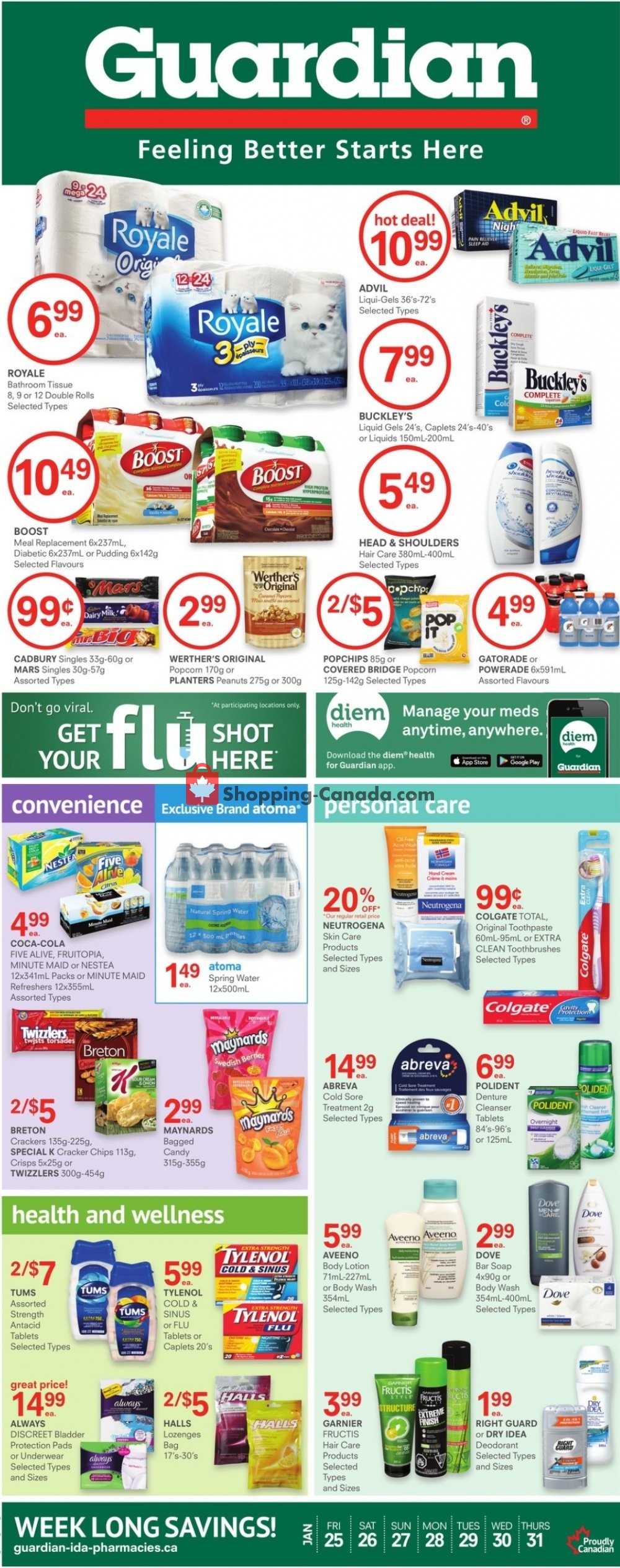 Guardian flyer from Friday January 25, 2019 to Thursday January 31, 2019 - page 1