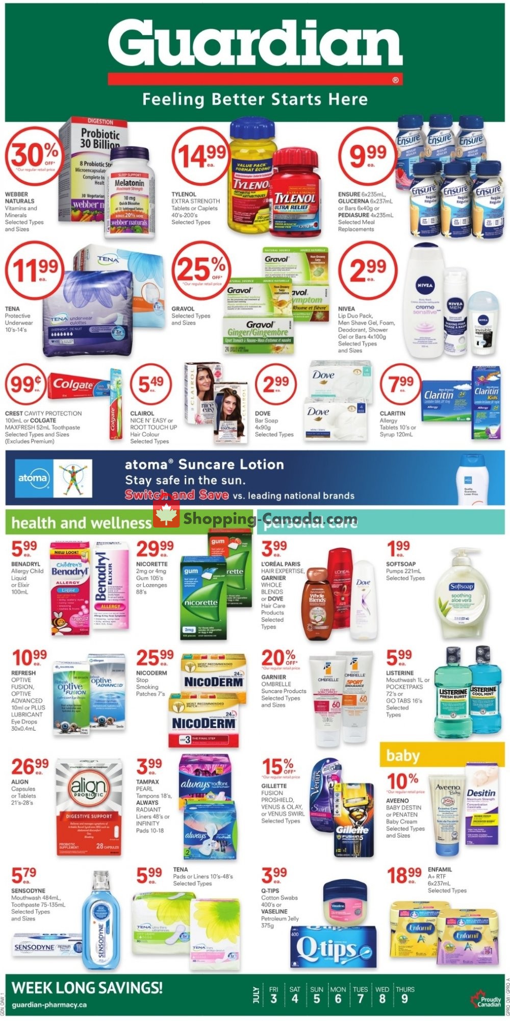Guardian flyer from Friday July 3, 2020 to Thursday July 9, 2020 - page 1