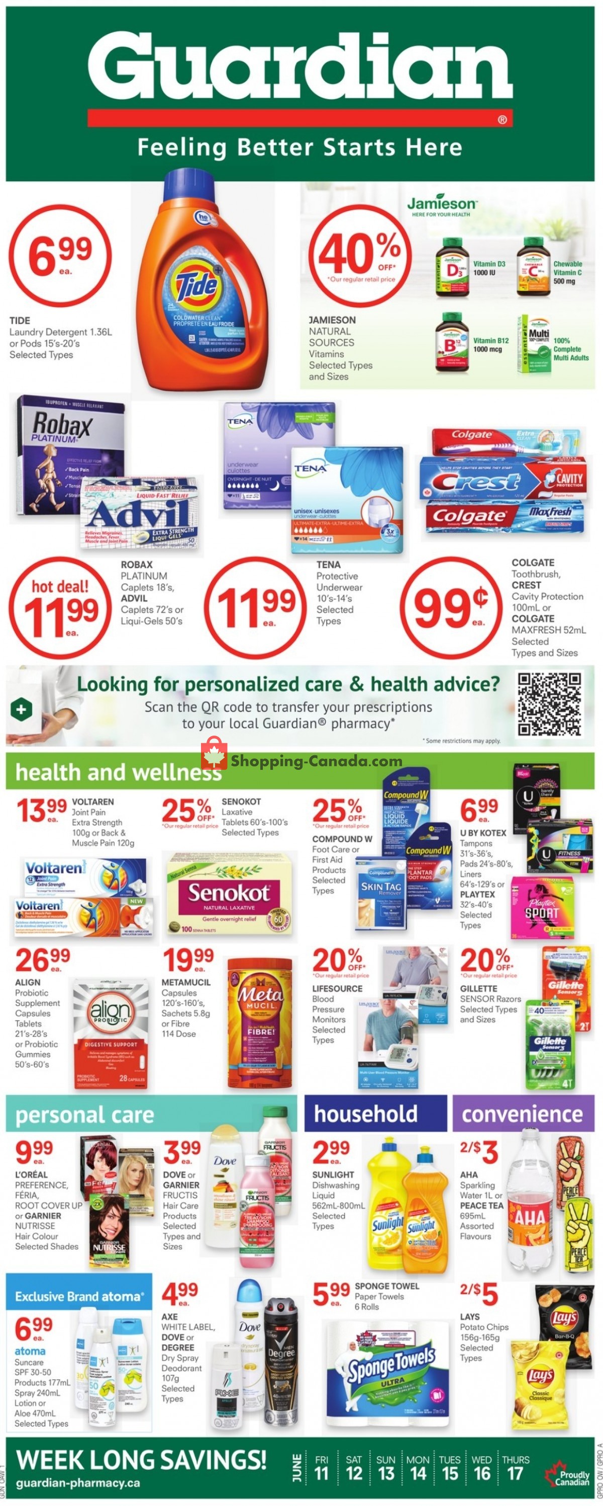 Guardian flyer from Friday June 11, 2021 to Thursday June 17, 2021 - page 1