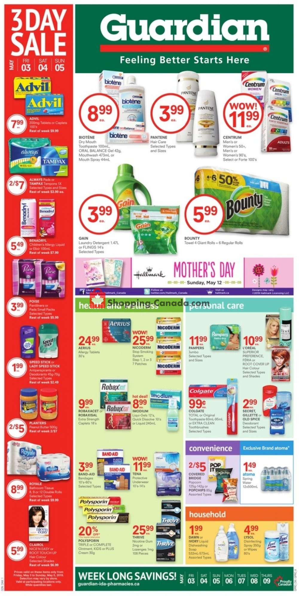 Guardian flyer from Friday May 3, 2019 to Thursday May 9, 2019 - page 1