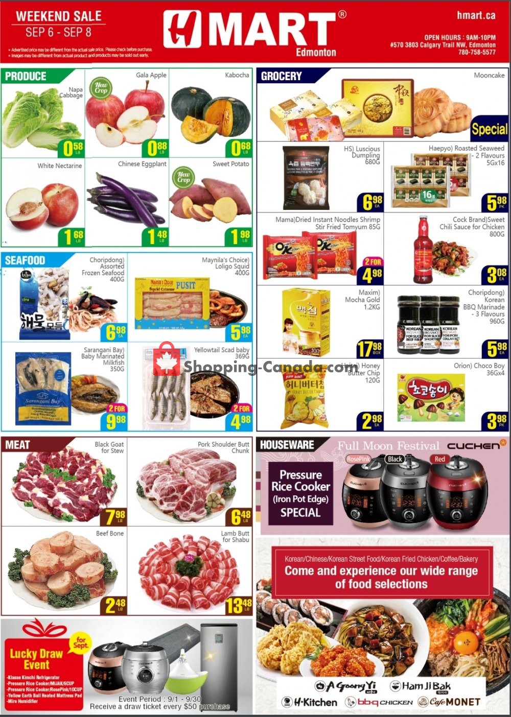 H-Mart flyer from Friday September 6, 2019 to Sunday September 8, 2019 - page 2