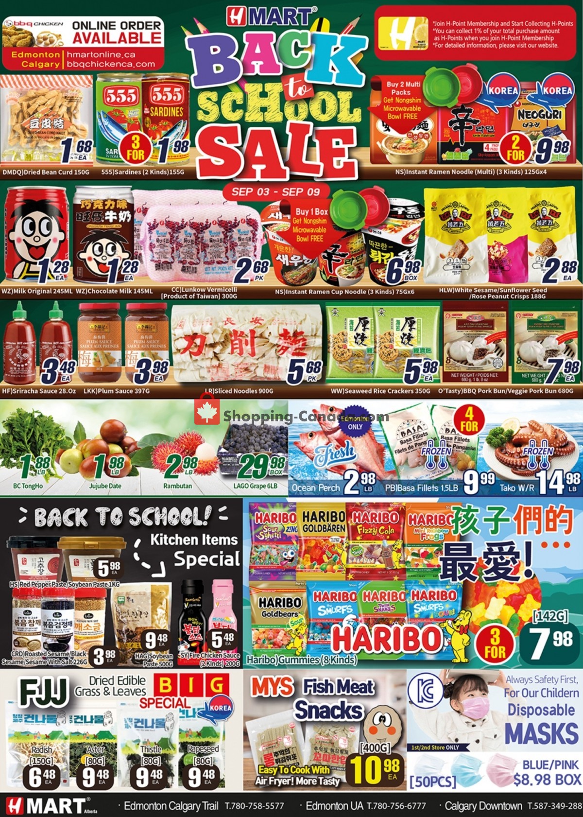 H-Mart flyer from Friday September 3, 2021 to Thursday September 9, 2021 - page 1