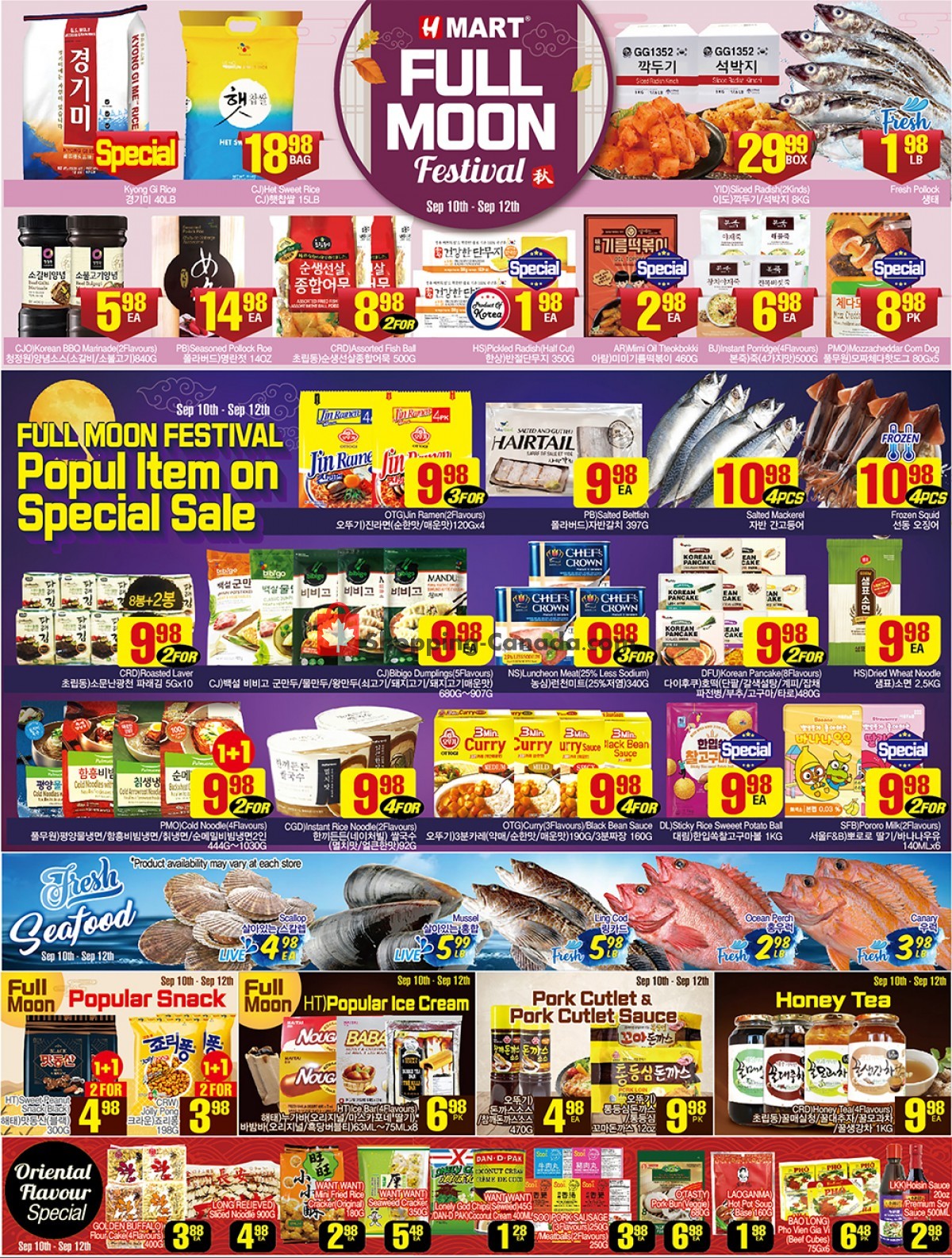 H-Mart flyer from Friday September 10, 2021 to Thursday September 16, 2021 - page 1