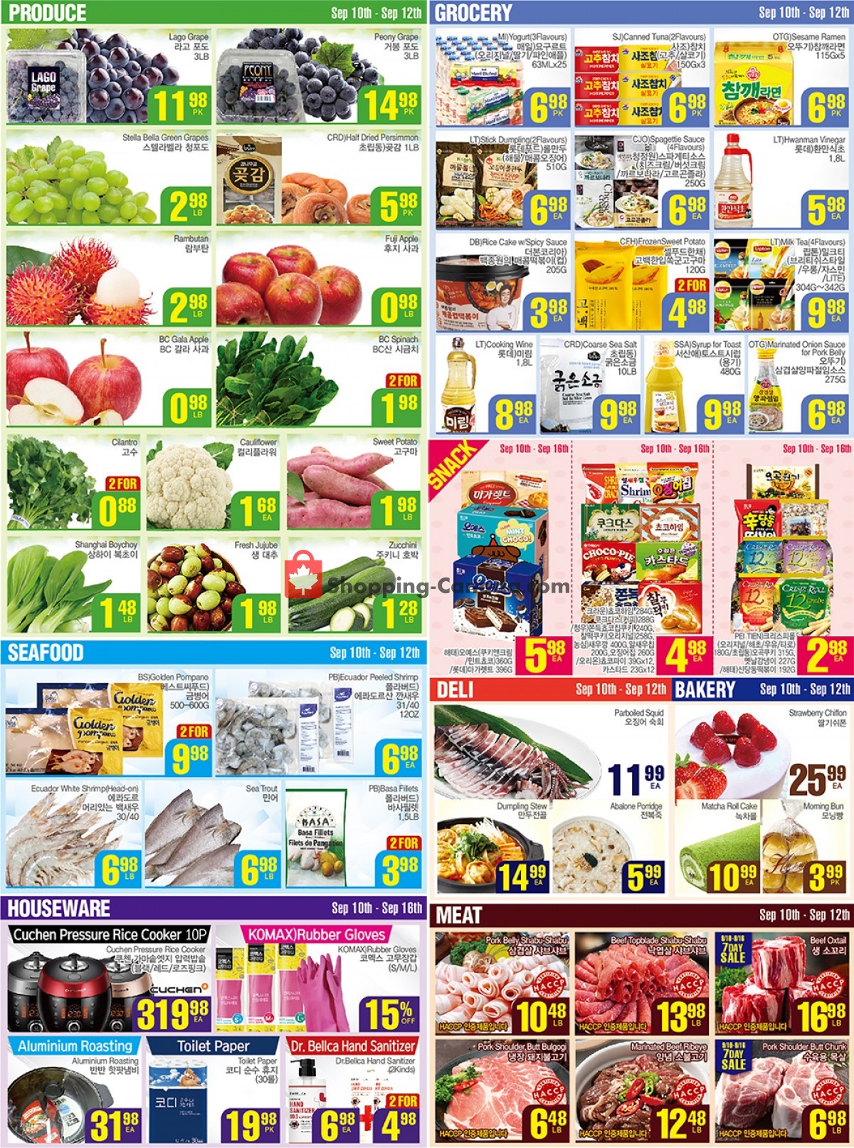 H-Mart flyer from Friday September 10, 2021 to Thursday September 16, 2021 - page 2