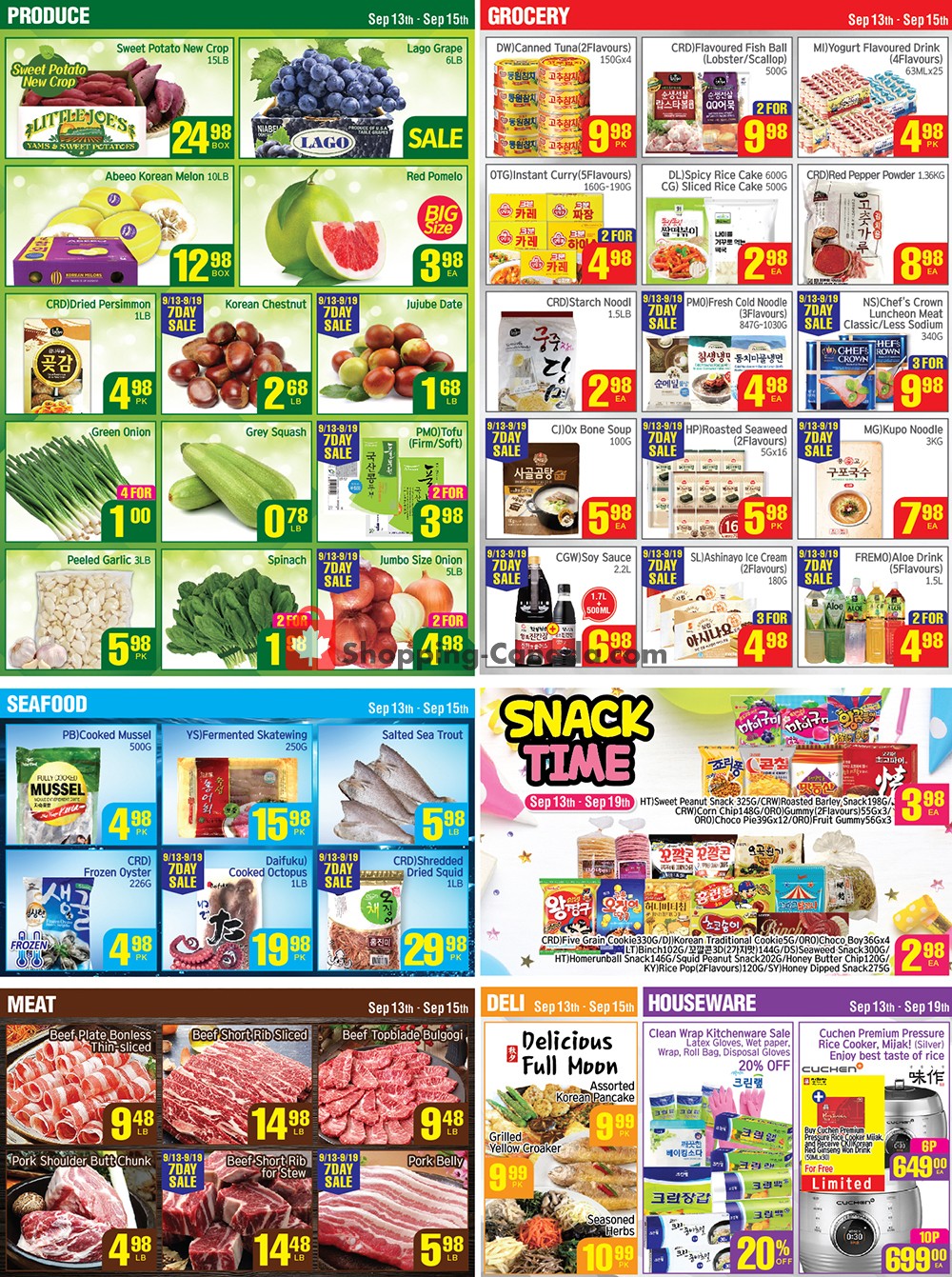 H-Mart flyer from Friday September 13, 2019 to Thursday September 19, 2019 - page 2