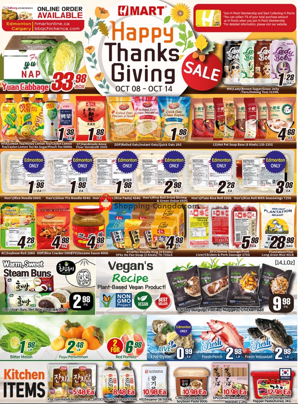 H-Mart flyer from Friday October 8, 2021 to Thursday October 14, 2021 - page 1