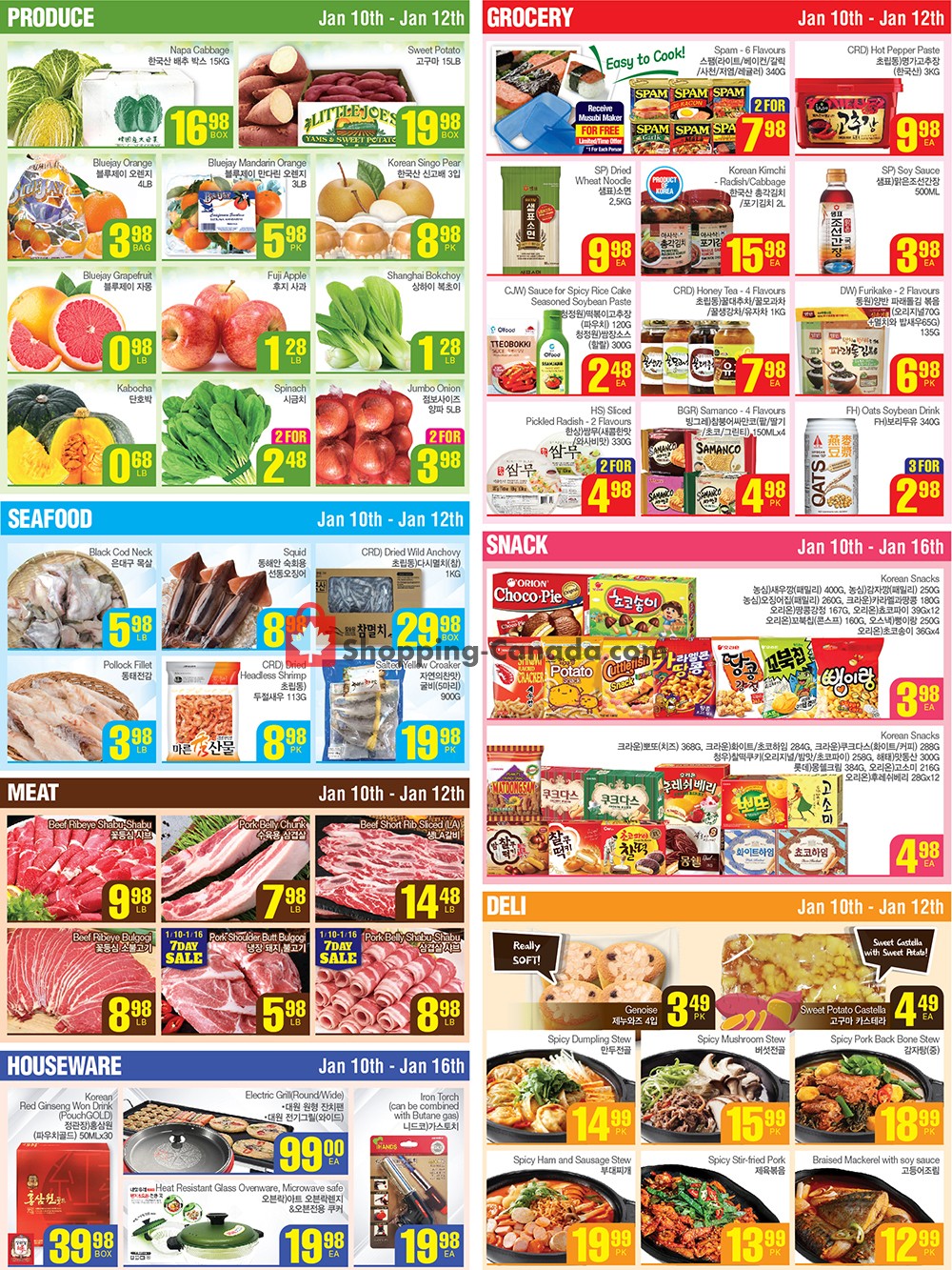 H-Mart flyer from Friday January 10, 2020 to Thursday January 16, 2020 - page 2