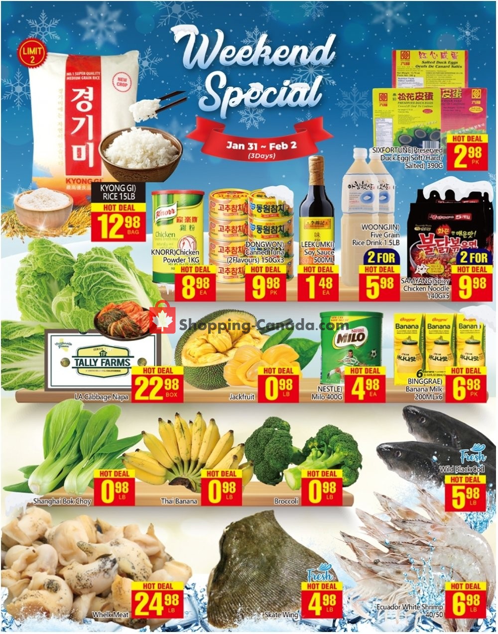 H-Mart flyer from Friday January 31, 2020 to Thursday February 6, 2020 - page 1