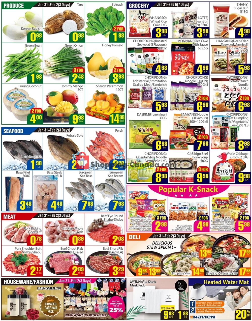 H-Mart flyer from Friday January 31, 2020 to Thursday February 6, 2020 - page 2