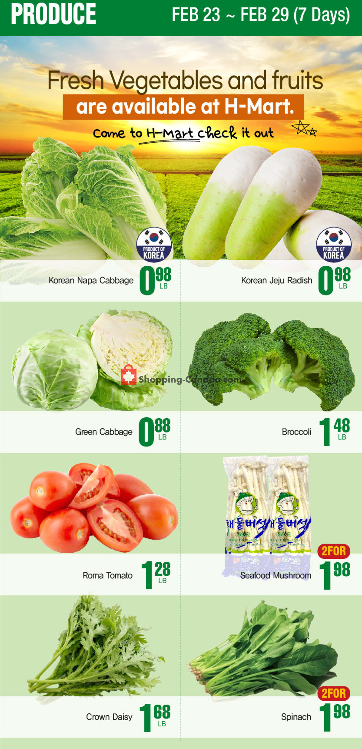H-Mart flyer from Friday February 23, 2024 to Thursday February 29, 2024 - page 7