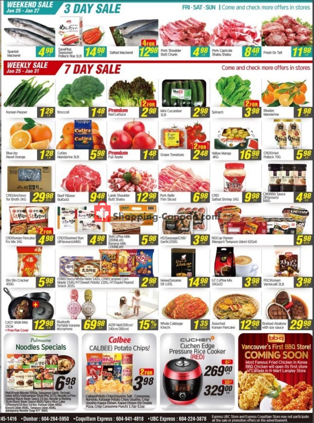 H-Mart flyer from Friday January 25, 2019 to Thursday January 31, 2019 - page 2