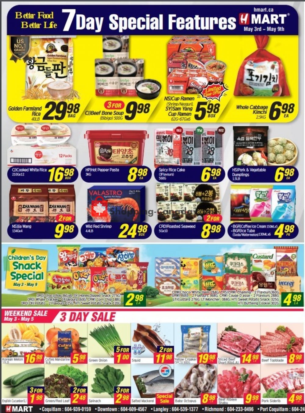 H-Mart flyer from Friday May 3, 2019 to Thursday May 9, 2019 - page 1