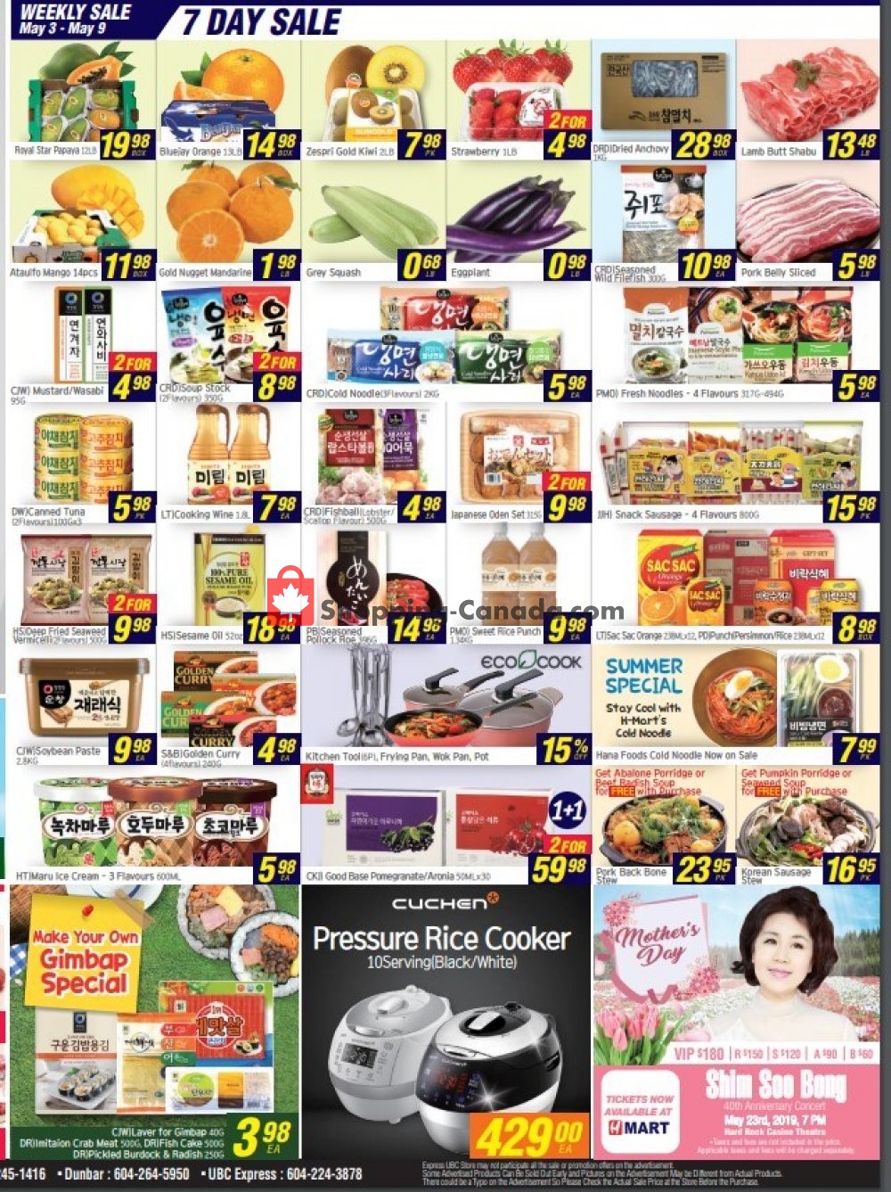 H-Mart flyer from Friday May 3, 2019 to Thursday May 9, 2019 - page 2
