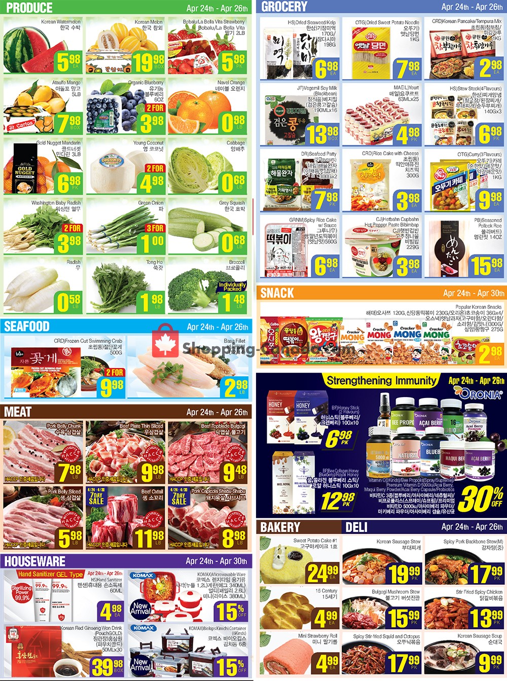 H-Mart flyer from Friday April 24, 2020 to Thursday April 30, 2020 - page 2