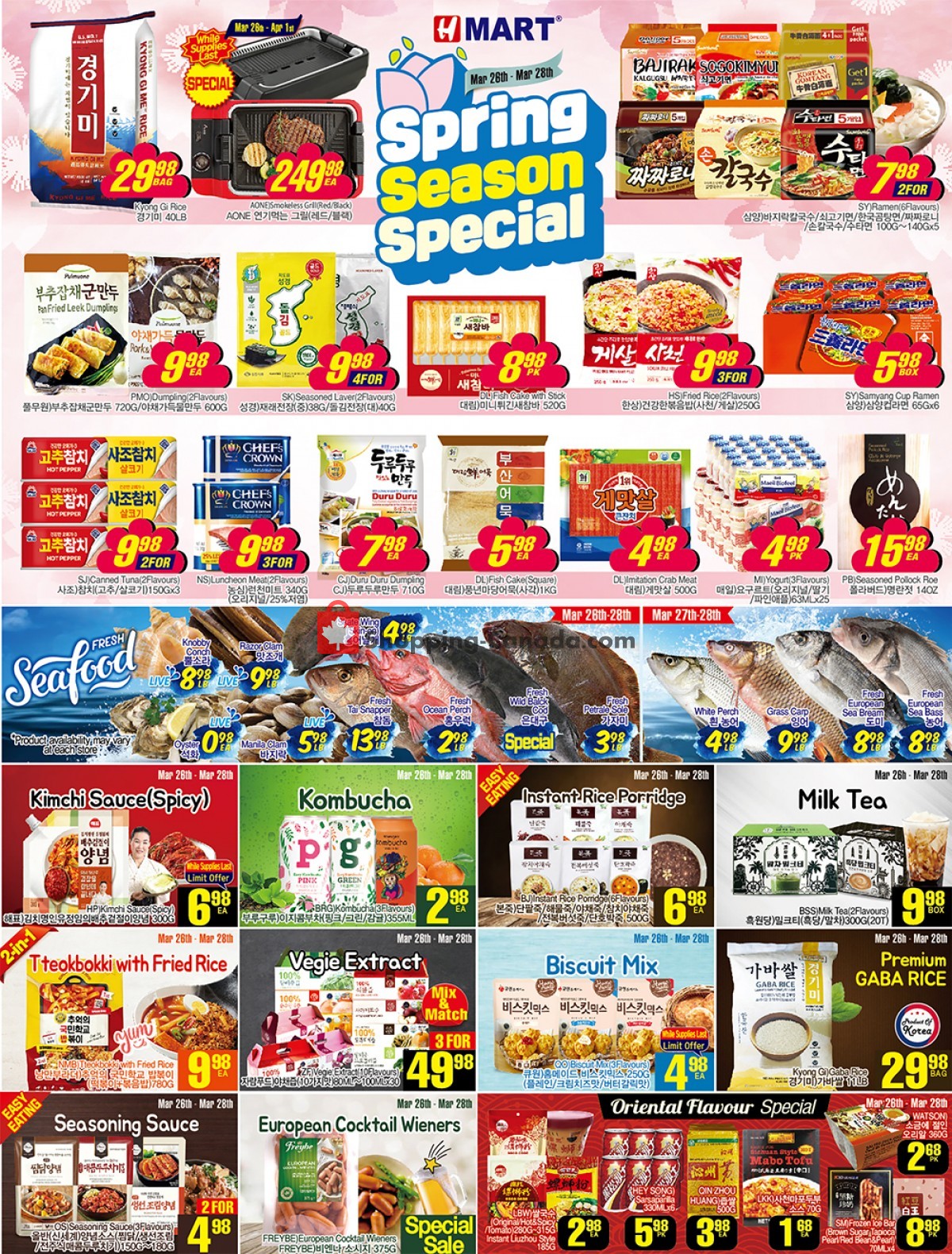 H-Mart flyer from Friday March 26, 2021 to Thursday April 1, 2021 - page 1