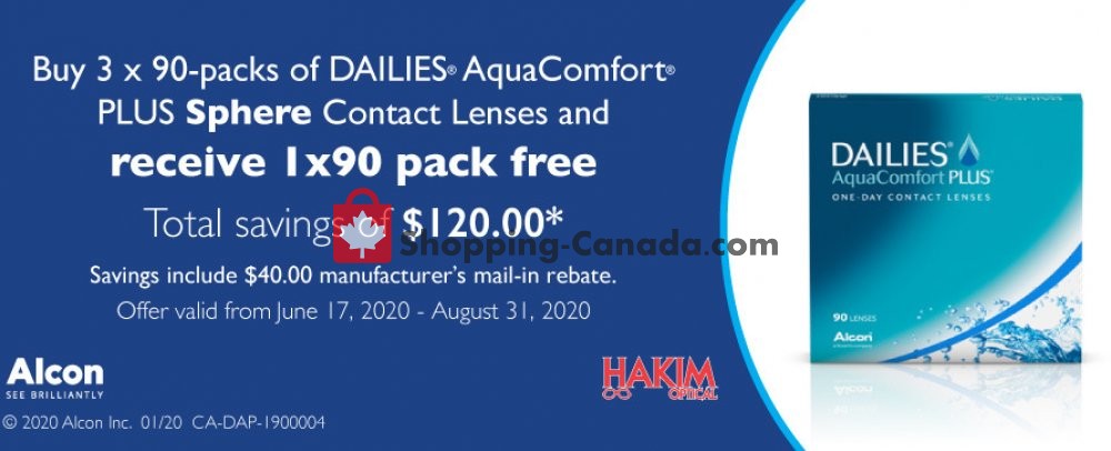 Hakim flyer from Wednesday June 17, 2020 to Monday August 31, 2020 - page 1