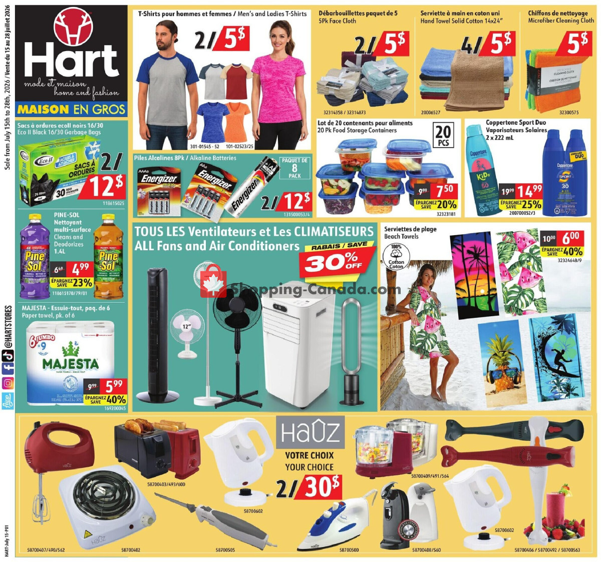 Hart flyer from Wednesday July 15, 2026 to Tuesday July 28, 2026 - page 1
