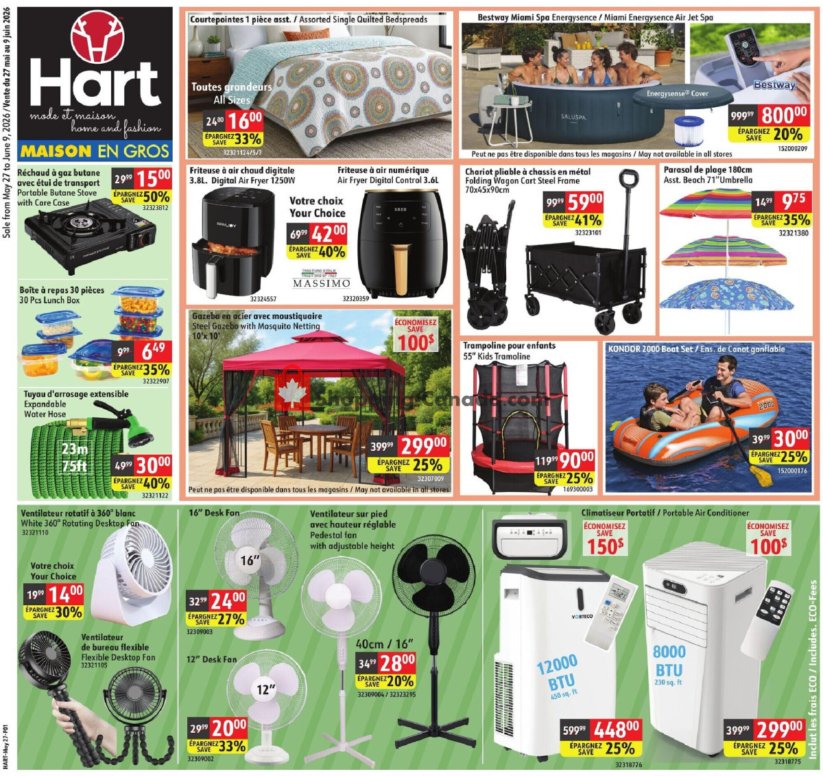 Hart flyer from Wednesday May 27, 2026 to Tuesday June 9, 2026 - page 1