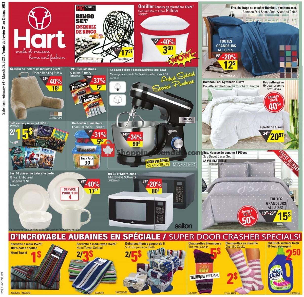 Hart flyer from Wednesday February 24, 2021 to Tuesday March 2, 2021 - page 1
