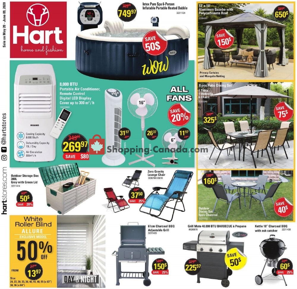 Hart flyer from Wednesday May 20, 2020 to Tuesday June 9, 2020 - page 1