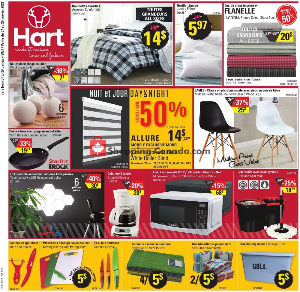 Hart flyer from Thursday January 7, 2021 to Tuesday January 26, 2021 - page 1