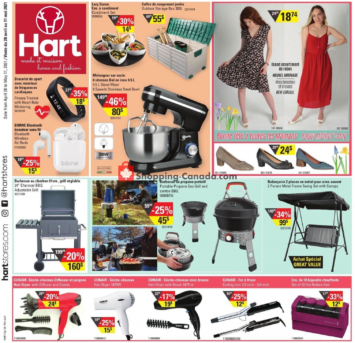 Hart flyer from Wednesday April 28, 2021 to Tuesday May 11, 2021 - page 1